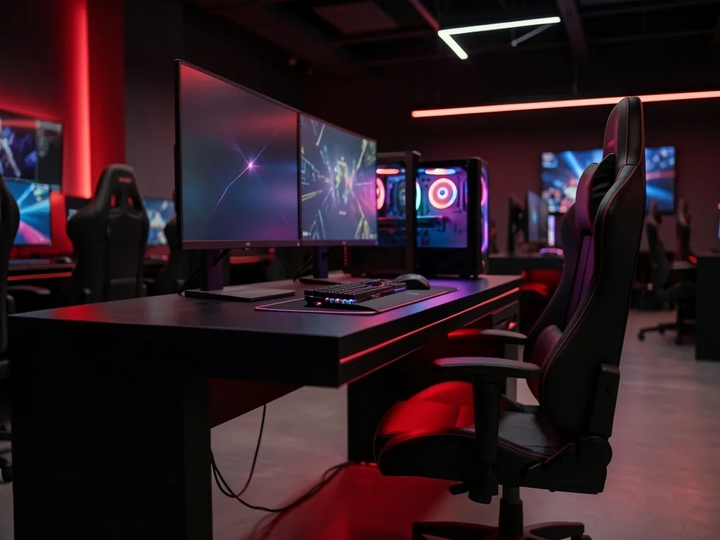 Interior del hub en Medellín