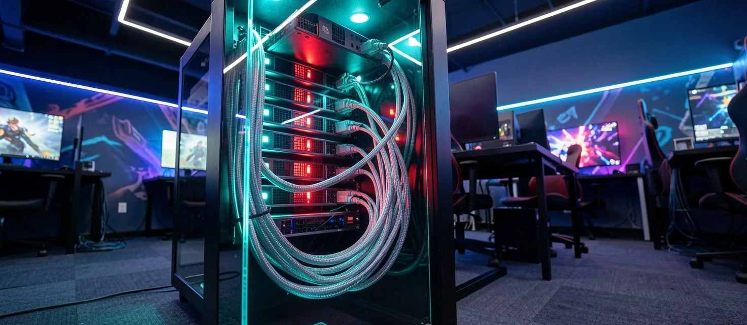 Gestión de cables y fibra óptica en la infraestructura de red