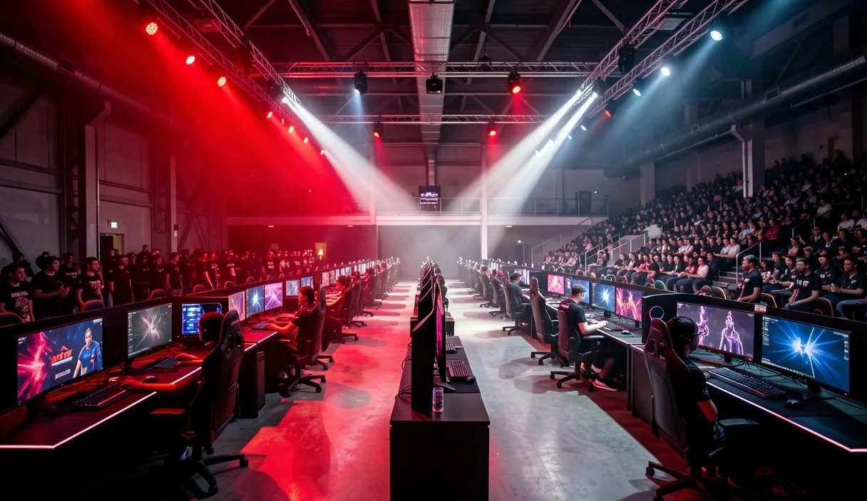 Arena de Tervandor durante un torneo con espectadores